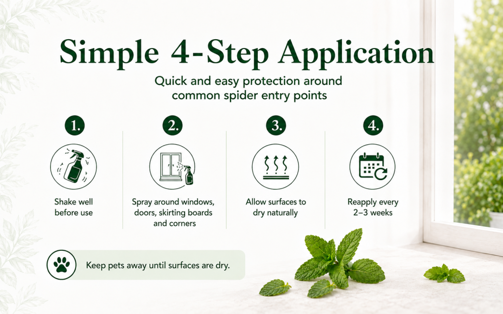 moomint spider spray directions